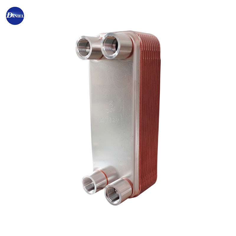 ရေခဲသေတ္တာ Brazed Heat Exchanger R410a ရေခဲသေတ္တာ Condenser နှင့် Evaporator အတွက် Saler410a ကြေးနီလဲလှယ်သူပန်းကန်ပြား